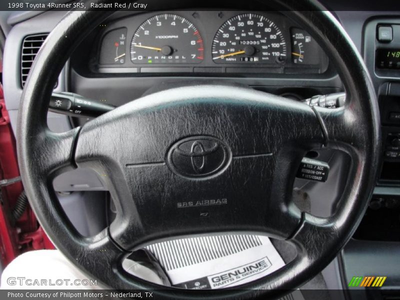 Radiant Red / Gray 1998 Toyota 4Runner SR5