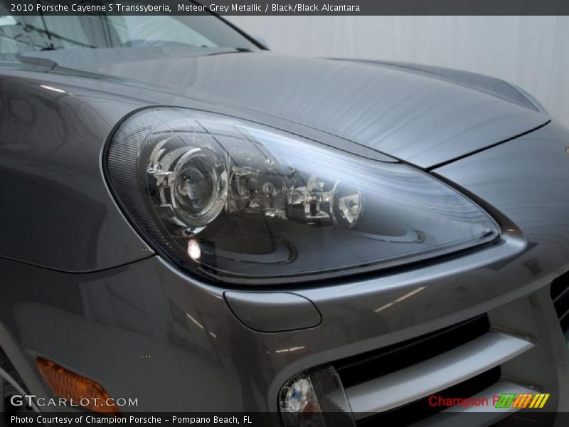 Meteor Grey Metallic / Black/Black Alcantara 2010 Porsche Cayenne S Transsyberia