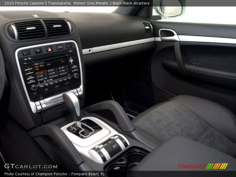 Meteor Grey Metallic / Black/Black Alcantara 2010 Porsche Cayenne S Transsyberia