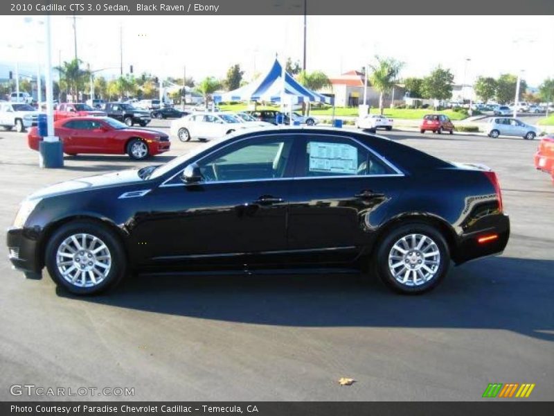 Black Raven / Ebony 2010 Cadillac CTS 3.0 Sedan