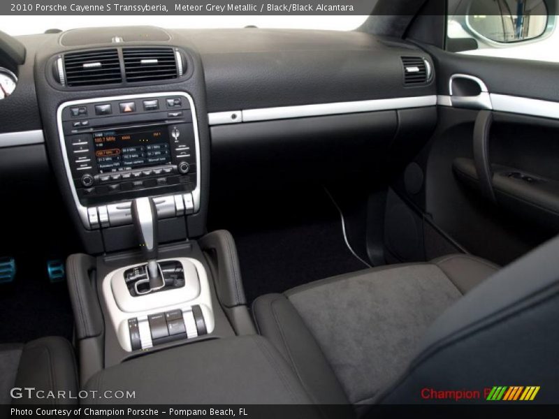 Meteor Grey Metallic / Black/Black Alcantara 2010 Porsche Cayenne S Transsyberia