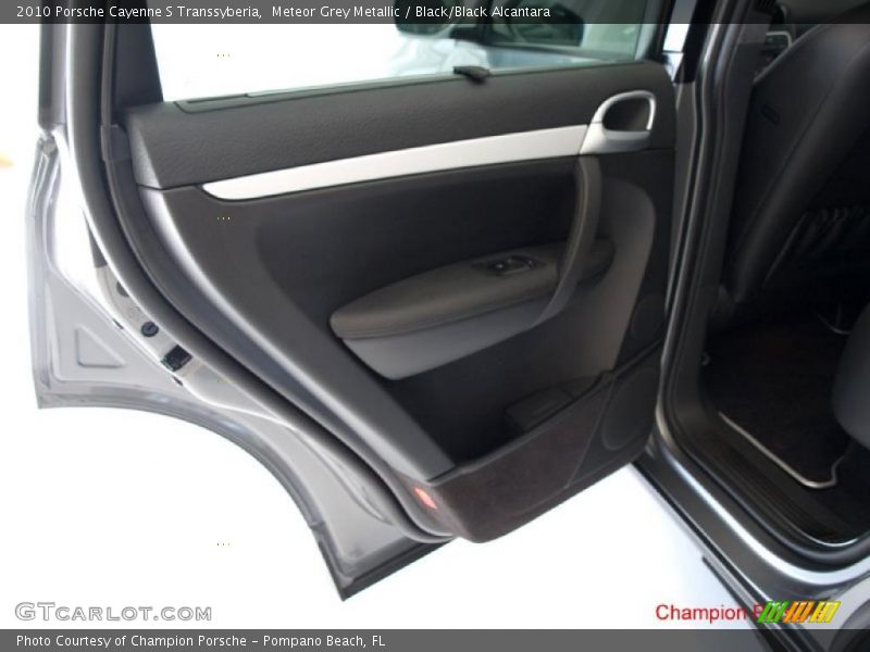 Meteor Grey Metallic / Black/Black Alcantara 2010 Porsche Cayenne S Transsyberia