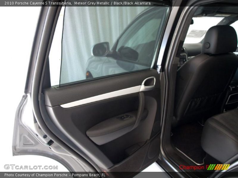 Meteor Grey Metallic / Black/Black Alcantara 2010 Porsche Cayenne S Transsyberia