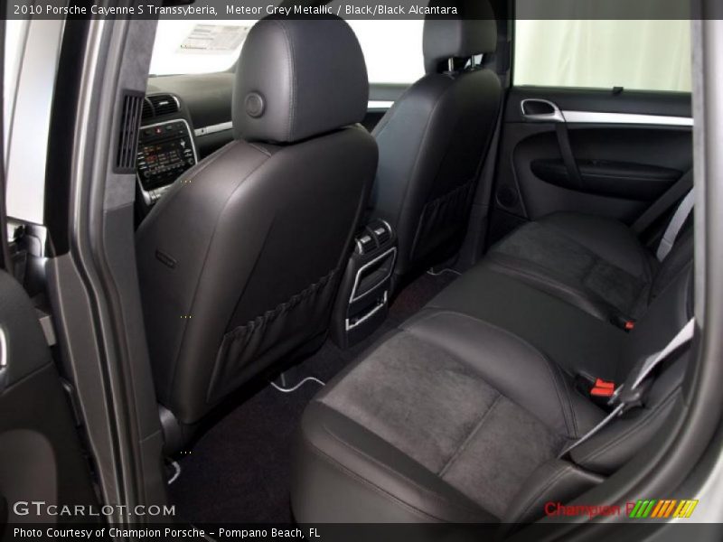 Meteor Grey Metallic / Black/Black Alcantara 2010 Porsche Cayenne S Transsyberia