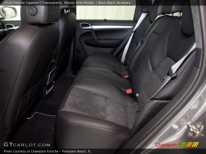 Meteor Grey Metallic / Black/Black Alcantara 2010 Porsche Cayenne S Transsyberia