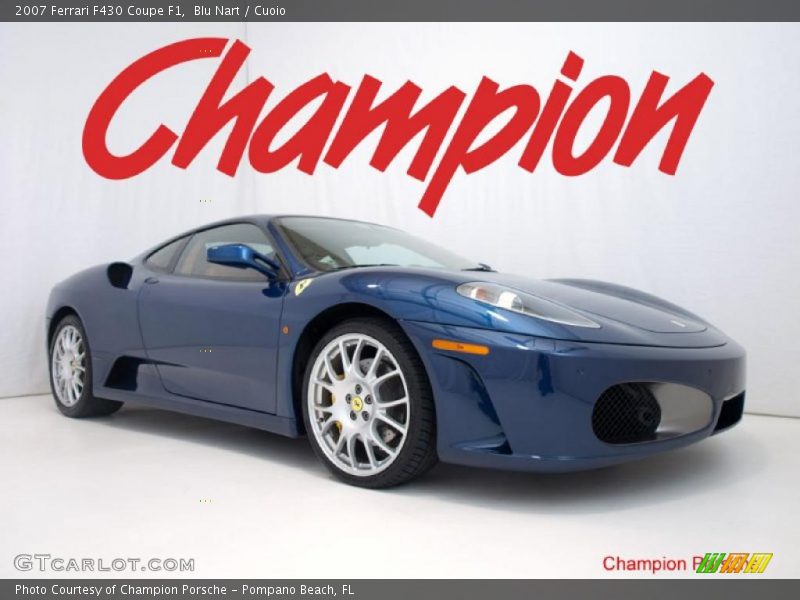 Blu Nart / Cuoio 2007 Ferrari F430 Coupe F1