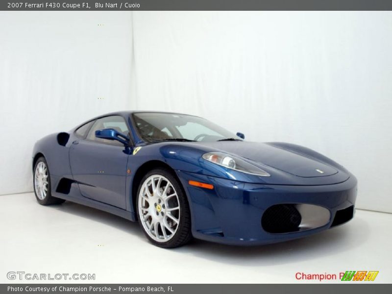 Blu Nart / Cuoio 2007 Ferrari F430 Coupe F1