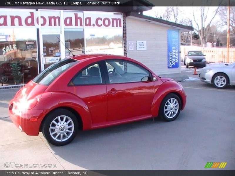 Tornado Red / Black 2005 Volkswagen New Beetle GLS TDI Coupe