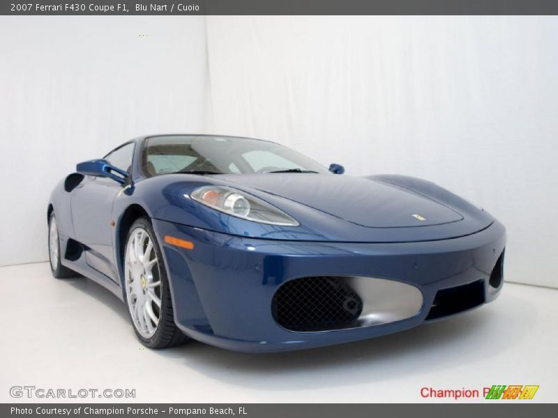 Blu Nart / Cuoio 2007 Ferrari F430 Coupe F1