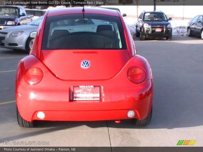 Tornado Red / Black 2005 Volkswagen New Beetle GLS TDI Coupe