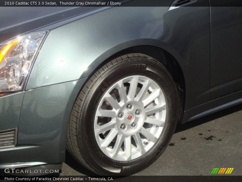 Thunder Gray ChromaFlair / Ebony 2010 Cadillac CTS 3.0 Sedan