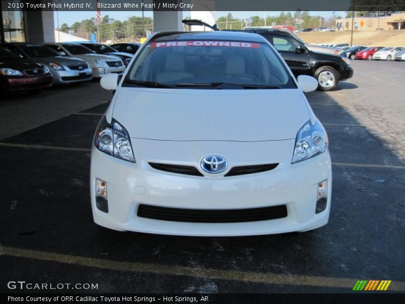 Blizzard White Pearl / Misty Gray 2010 Toyota Prius Hybrid IV