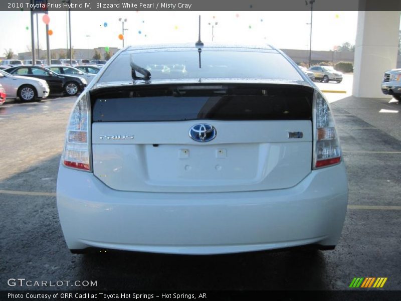 Blizzard White Pearl / Misty Gray 2010 Toyota Prius Hybrid IV