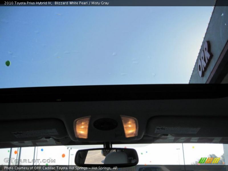 Blizzard White Pearl / Misty Gray 2010 Toyota Prius Hybrid IV