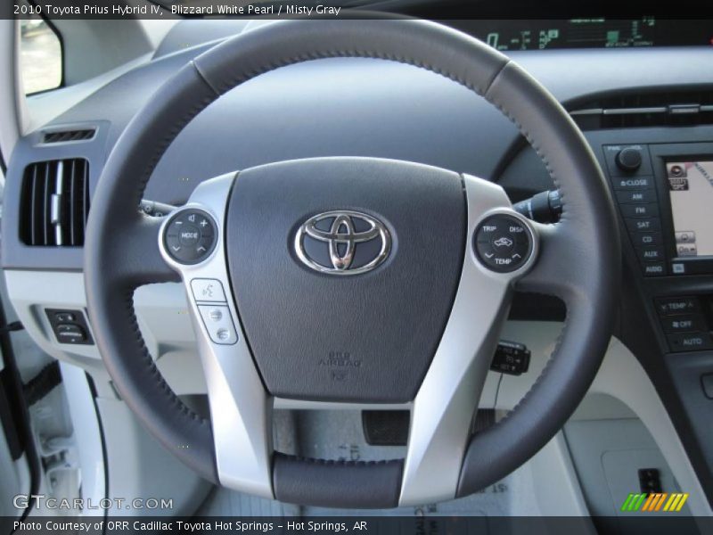 Blizzard White Pearl / Misty Gray 2010 Toyota Prius Hybrid IV