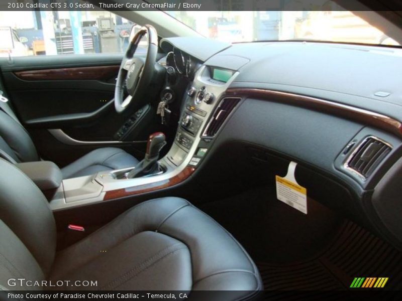 Thunder Gray ChromaFlair / Ebony 2010 Cadillac CTS 3.0 Sedan