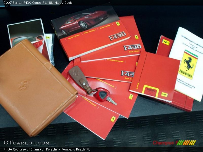 Blu Nart / Cuoio 2007 Ferrari F430 Coupe F1