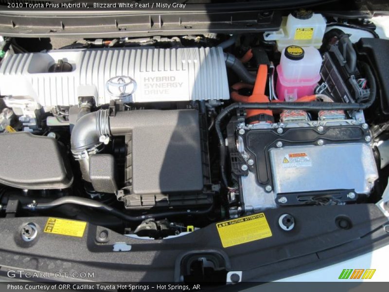 Blizzard White Pearl / Misty Gray 2010 Toyota Prius Hybrid IV