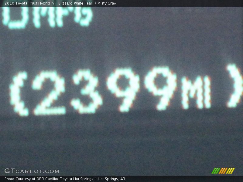 Blizzard White Pearl / Misty Gray 2010 Toyota Prius Hybrid IV