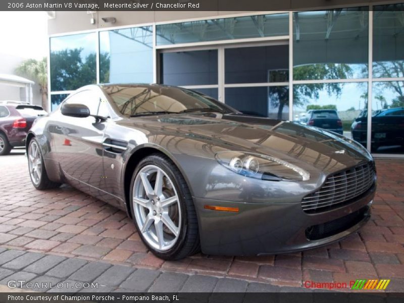 Meteorite Silver / Chancellor Red 2006 Aston Martin V8 Vantage