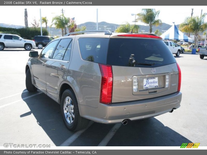Radiant Bronze / Cashmere/Cocoa 2008 Cadillac SRX V6