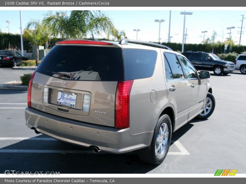 Radiant Bronze / Cashmere/Cocoa 2008 Cadillac SRX V6