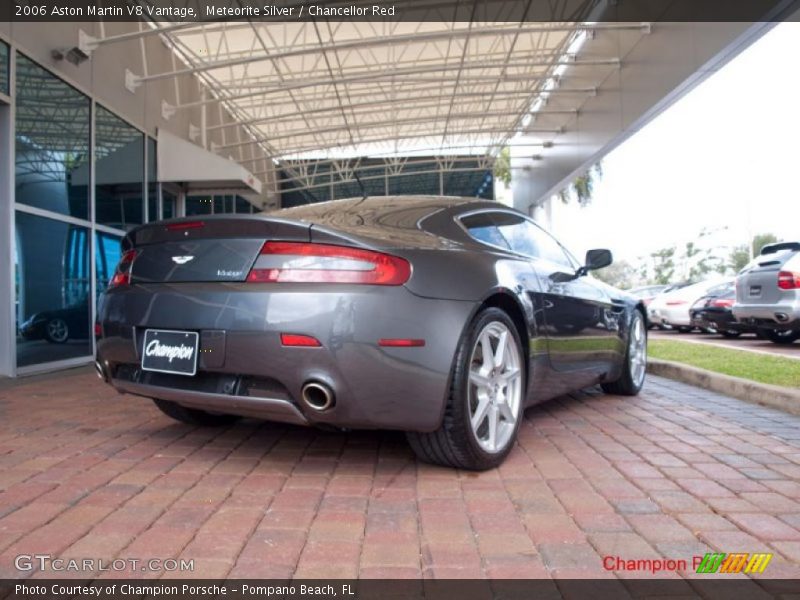 Meteorite Silver / Chancellor Red 2006 Aston Martin V8 Vantage