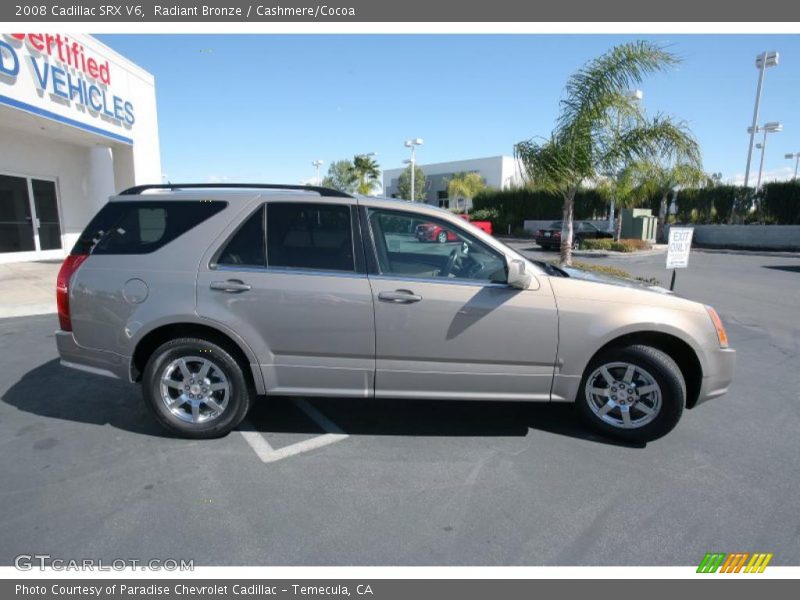 Radiant Bronze / Cashmere/Cocoa 2008 Cadillac SRX V6