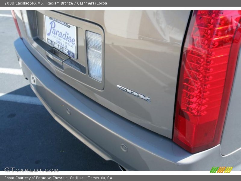 Radiant Bronze / Cashmere/Cocoa 2008 Cadillac SRX V6