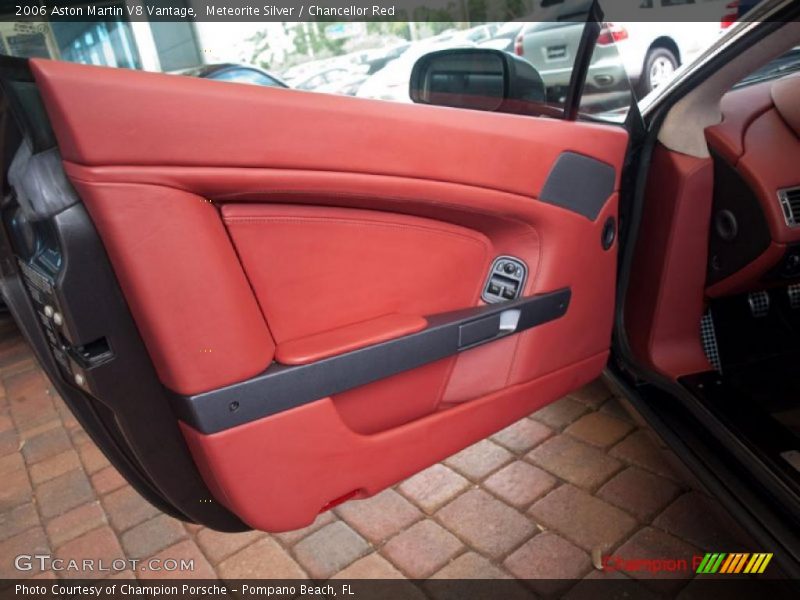 Meteorite Silver / Chancellor Red 2006 Aston Martin V8 Vantage