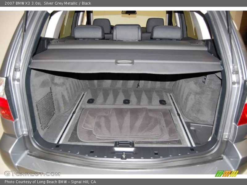 Silver Grey Metallic / Black 2007 BMW X3 3.0si