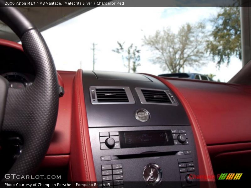 Meteorite Silver / Chancellor Red 2006 Aston Martin V8 Vantage