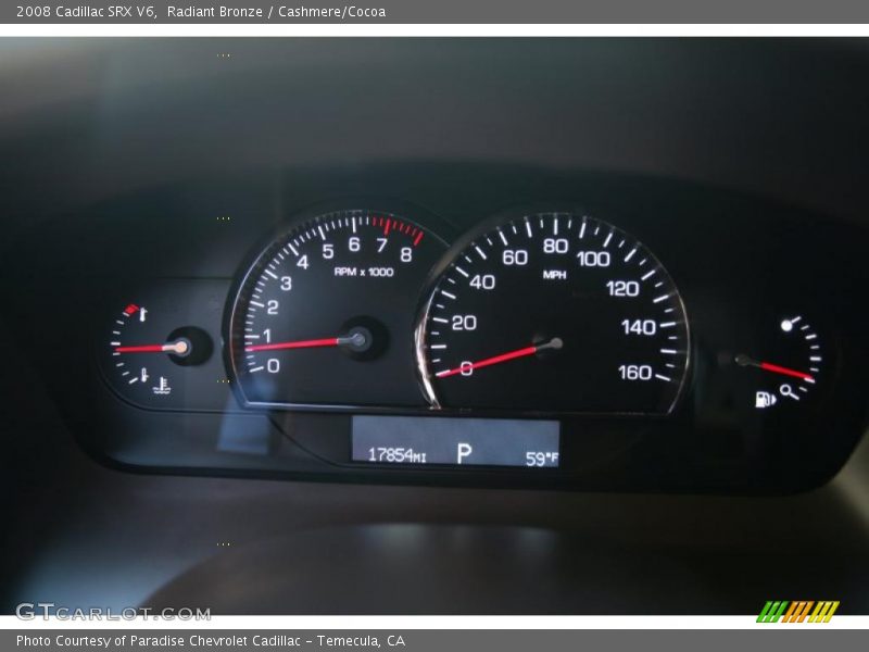 Radiant Bronze / Cashmere/Cocoa 2008 Cadillac SRX V6