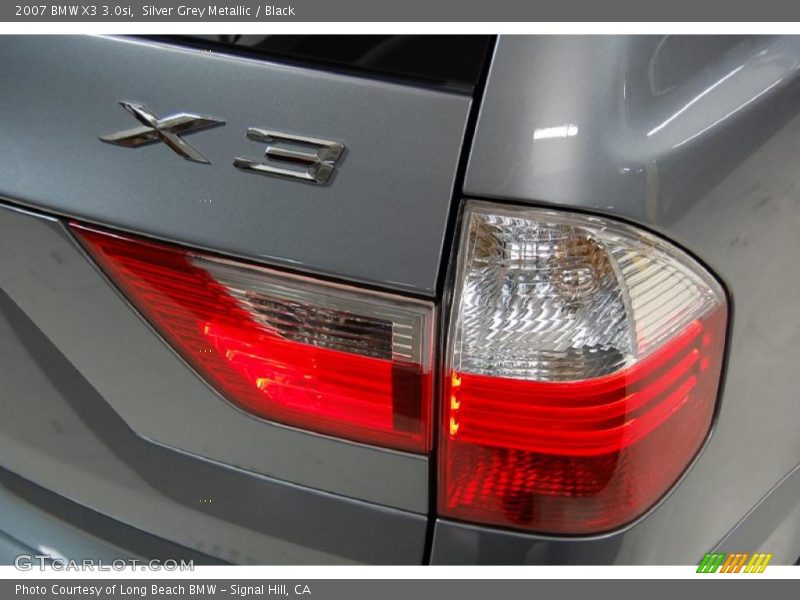 Silver Grey Metallic / Black 2007 BMW X3 3.0si