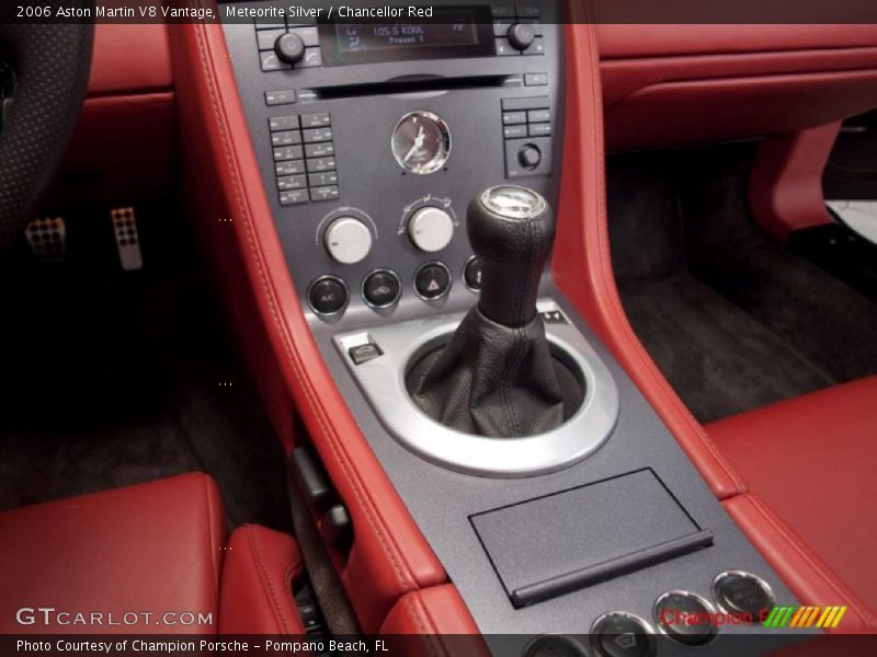 Meteorite Silver / Chancellor Red 2006 Aston Martin V8 Vantage