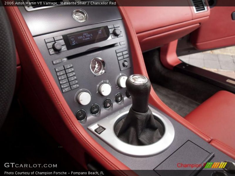 Meteorite Silver / Chancellor Red 2006 Aston Martin V8 Vantage
