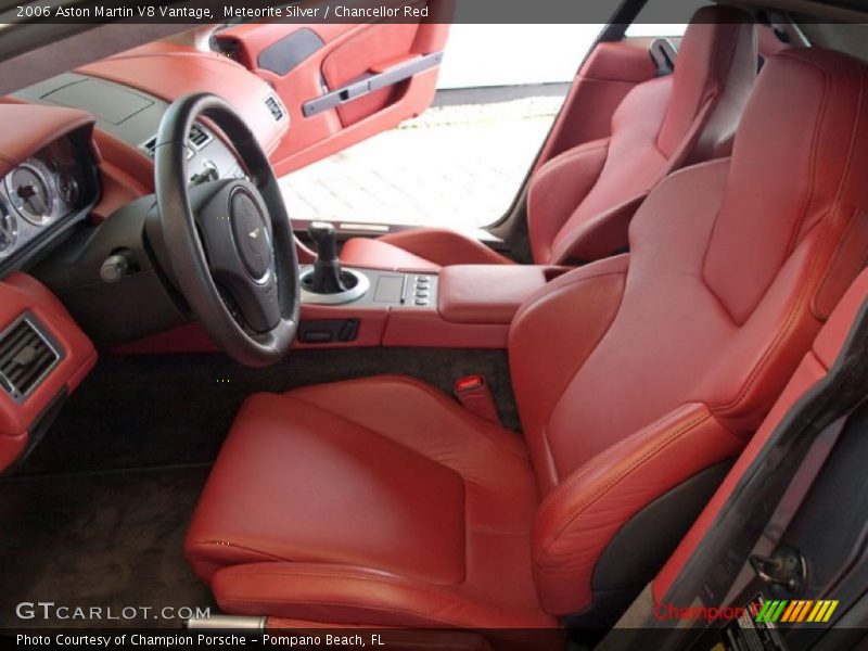 Meteorite Silver / Chancellor Red 2006 Aston Martin V8 Vantage