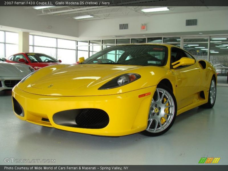 Giallo Modena DS (Yellow) / Nero 2007 Ferrari F430 Coupe F1