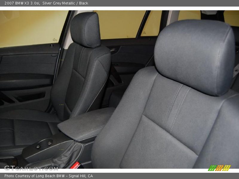 Silver Grey Metallic / Black 2007 BMW X3 3.0si
