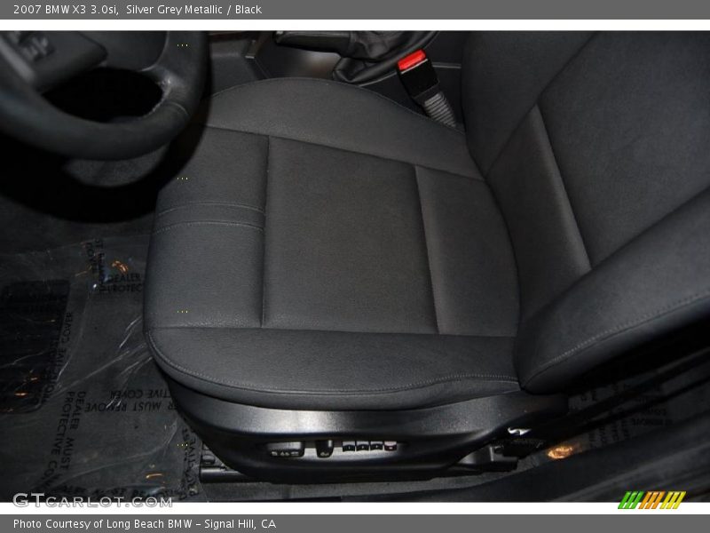 Silver Grey Metallic / Black 2007 BMW X3 3.0si