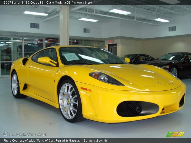 Giallo Modena DS (Yellow) / Nero 2007 Ferrari F430 Coupe F1