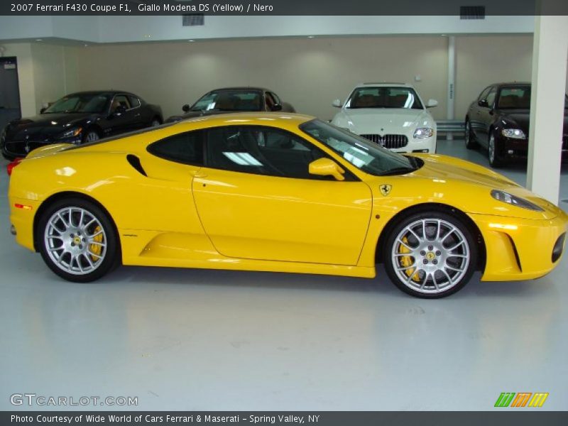 Giallo Modena DS (Yellow) / Nero 2007 Ferrari F430 Coupe F1