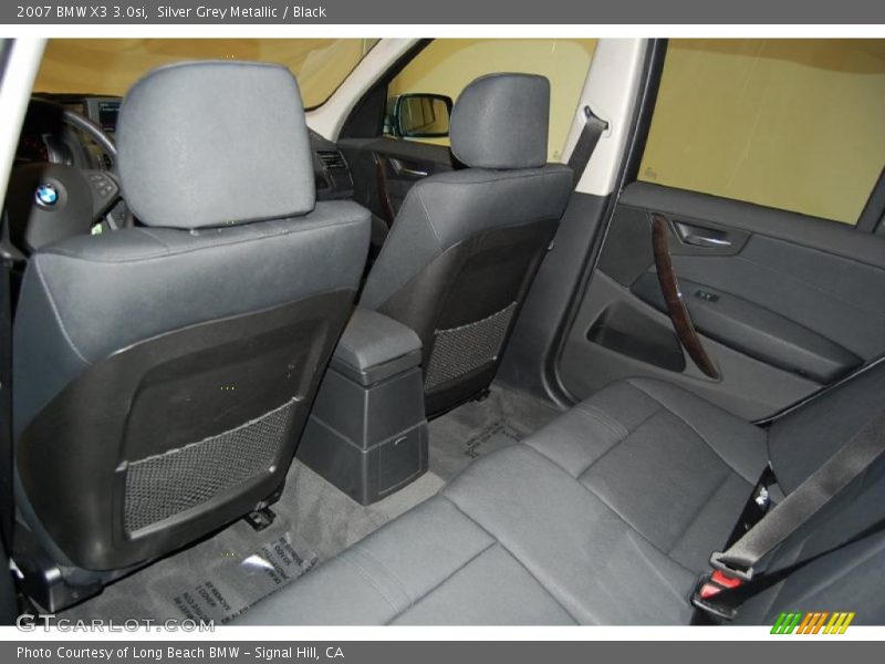 Silver Grey Metallic / Black 2007 BMW X3 3.0si