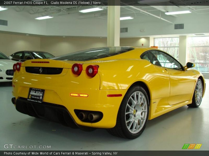 Giallo Modena DS (Yellow) / Nero 2007 Ferrari F430 Coupe F1