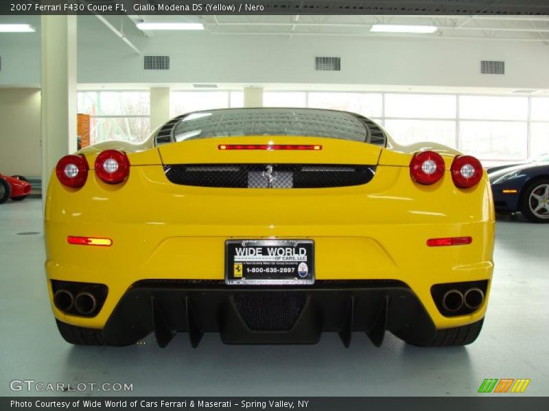 Giallo Modena DS (Yellow) / Nero 2007 Ferrari F430 Coupe F1