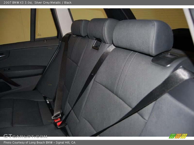 Silver Grey Metallic / Black 2007 BMW X3 3.0si