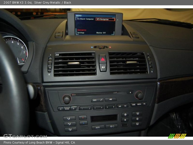 Silver Grey Metallic / Black 2007 BMW X3 3.0si