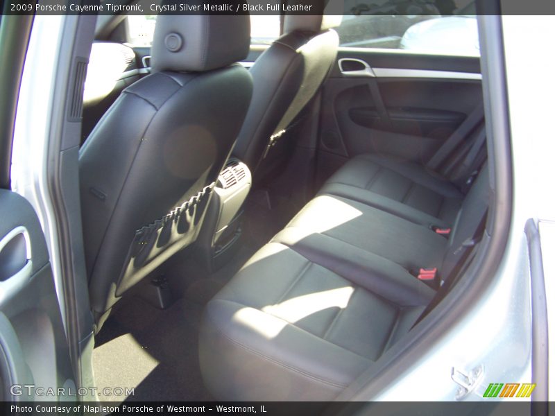 Crystal Silver Metallic / Black Full Leather 2009 Porsche Cayenne Tiptronic