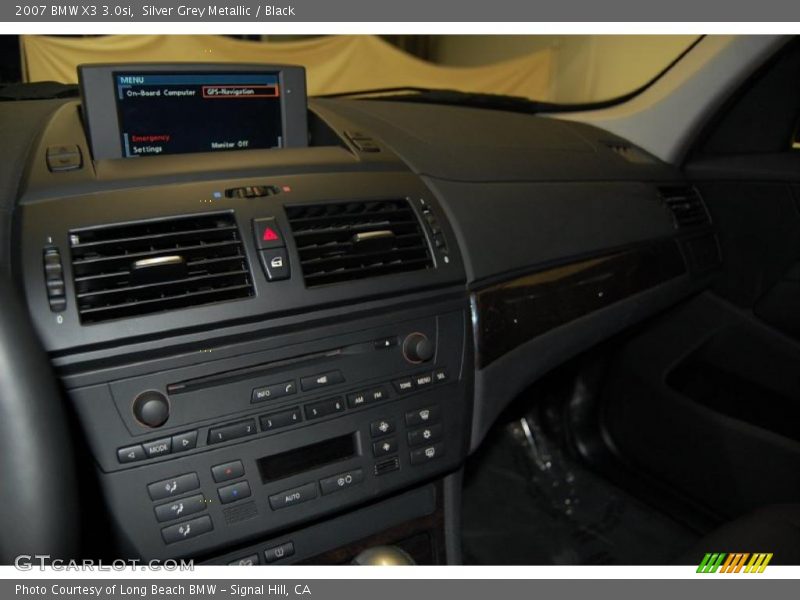 Silver Grey Metallic / Black 2007 BMW X3 3.0si