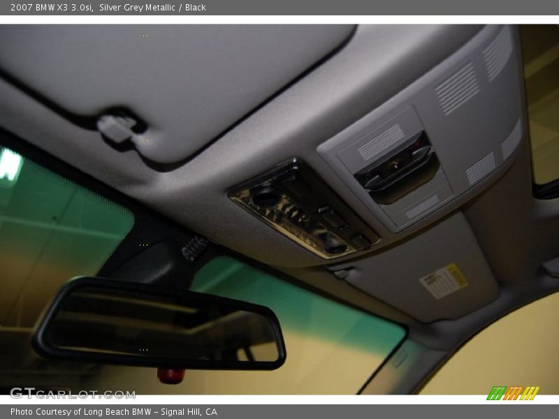 Silver Grey Metallic / Black 2007 BMW X3 3.0si
